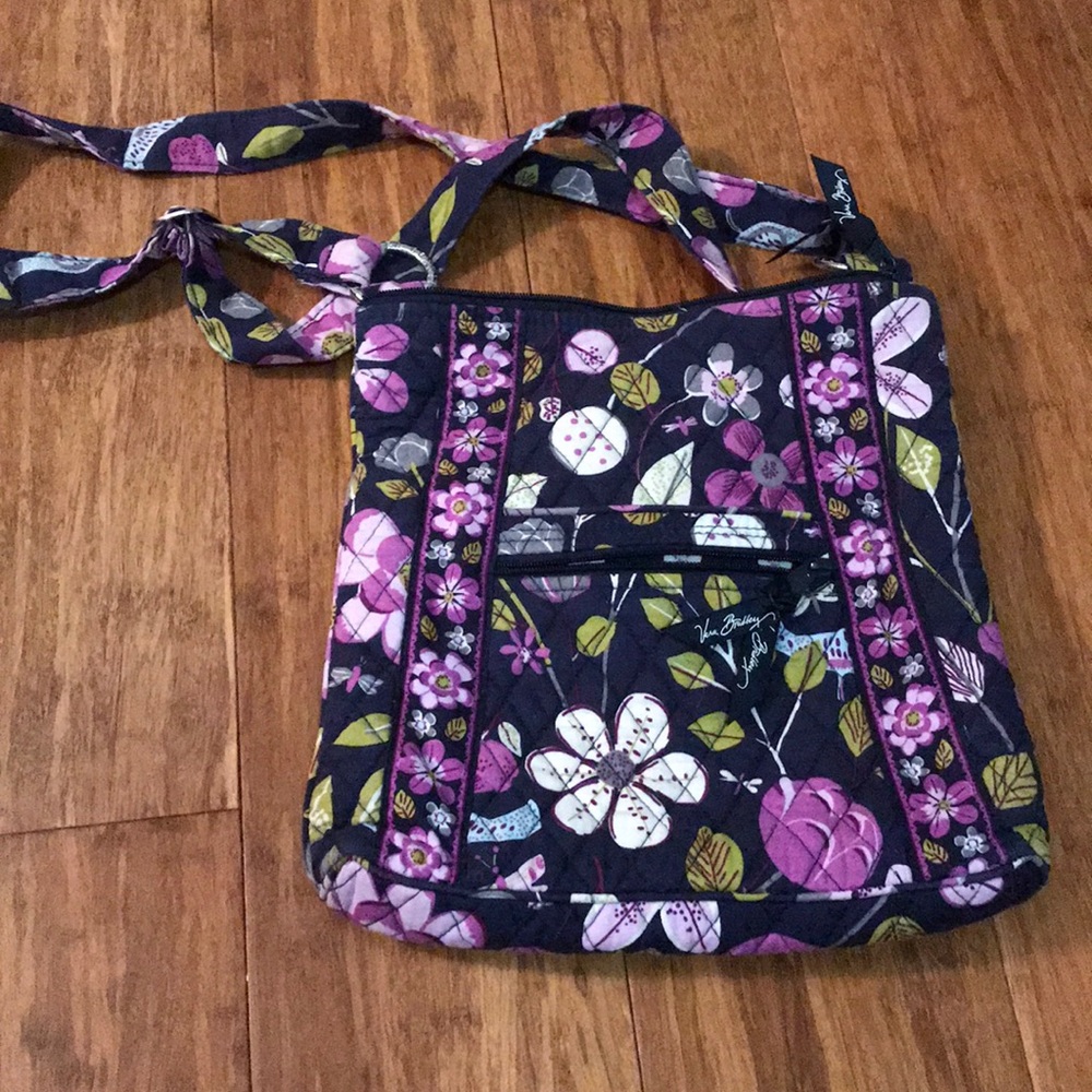 Vera Bradley Floral Nightingale Hipster crossbody